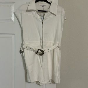 White Rodeo Romper